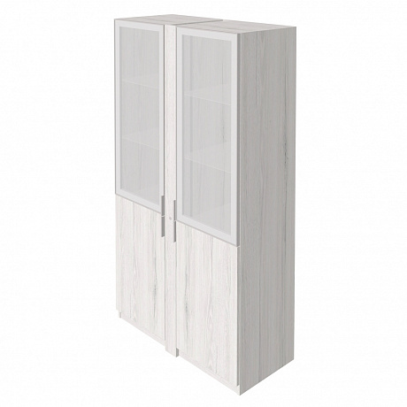 Шкаф комбинированный со стеклянными дверьми TS-44+TS-7.1(х2)+TS-08.1(х2)